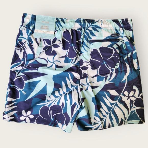 Laguna Swim The Volley Men's Lined Drawstring Swim Trunks Pockets Sz XL NWT - Picture 2 of 9